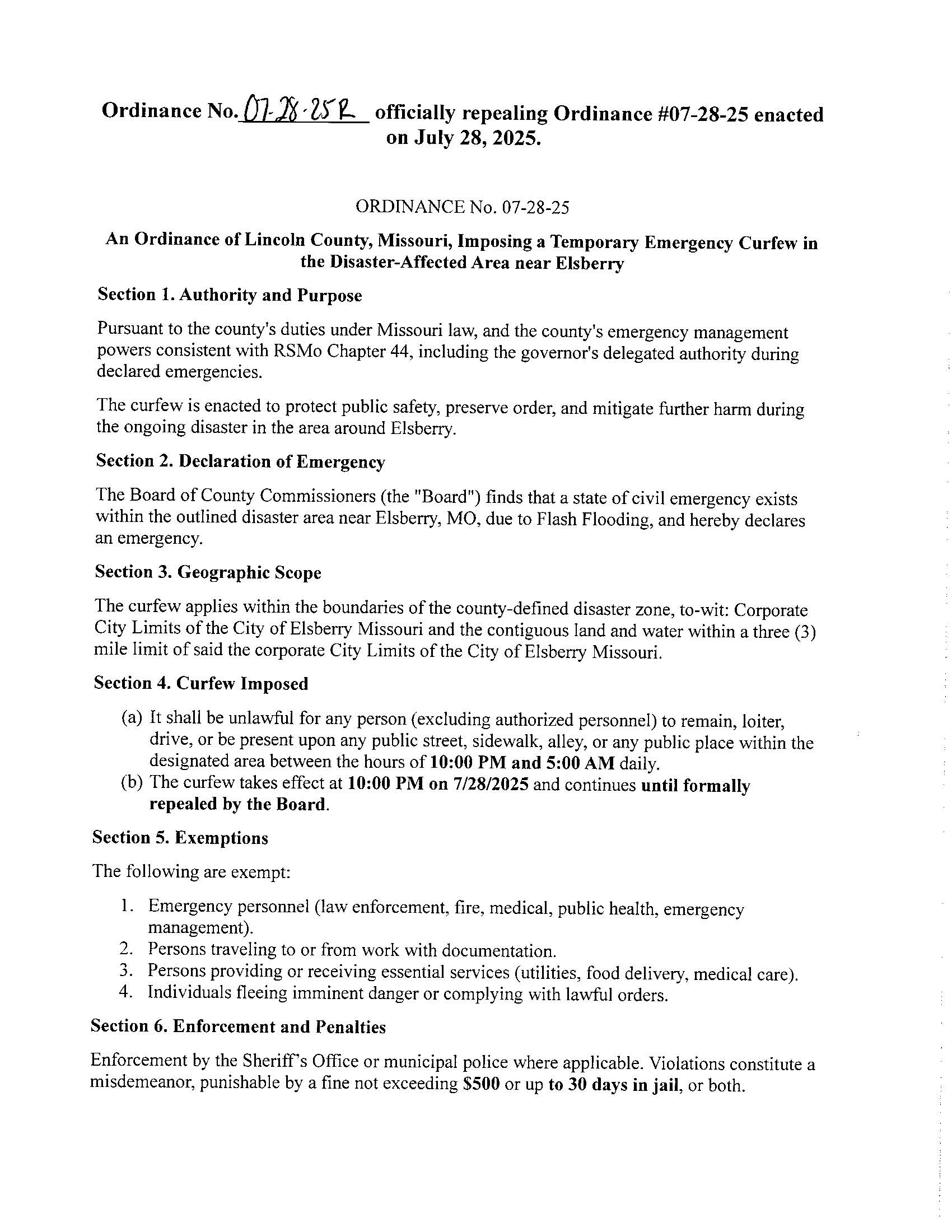 News-Image-Temporary Elsberry Curfew Lifted